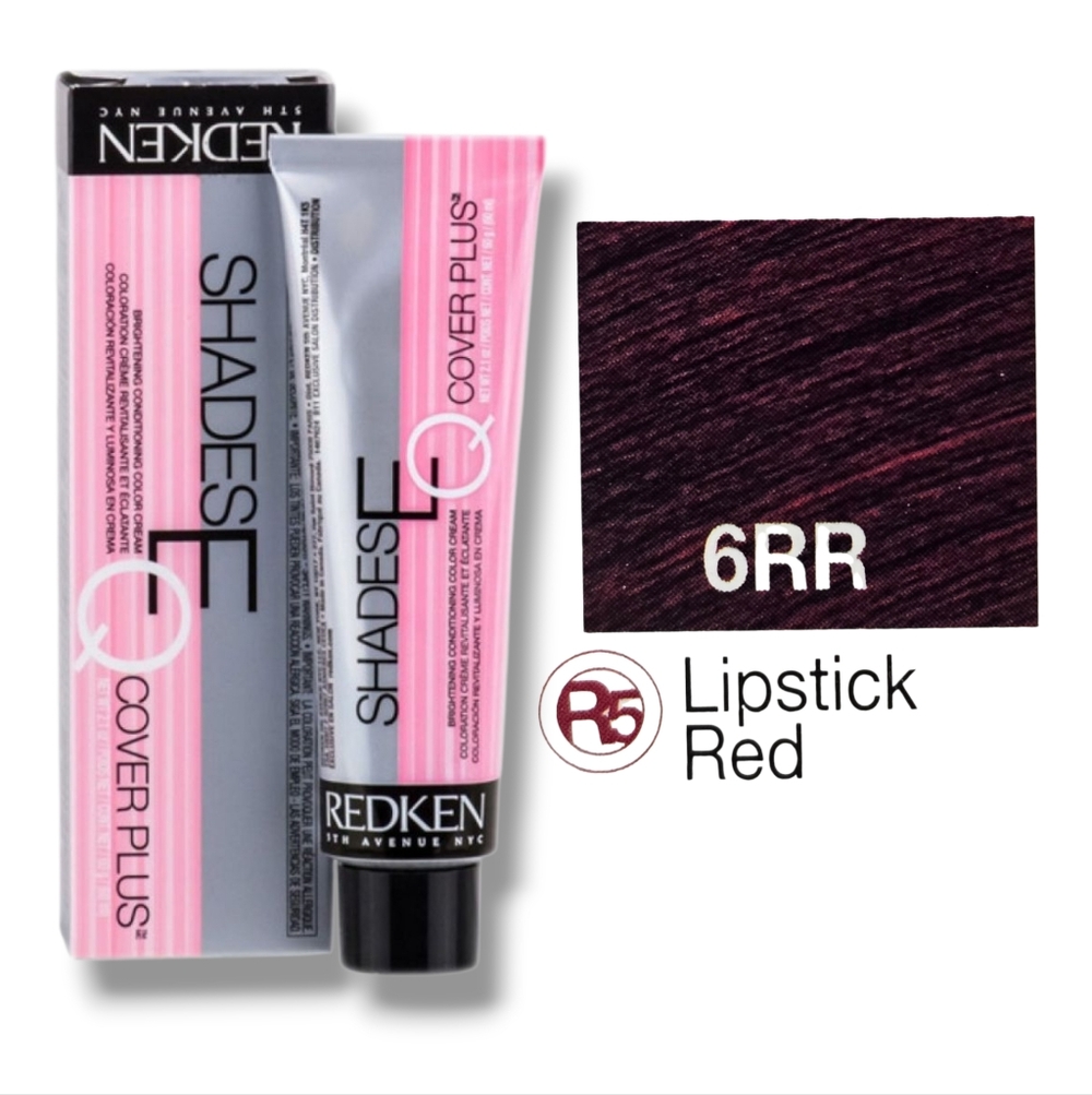 Redken Shades EQ Cover Plus Brightening Conditioning Color 6RR Lipstick Red